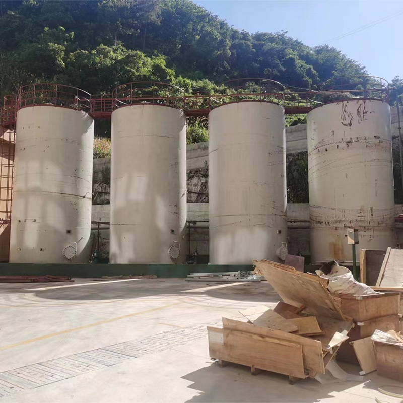 Tanque de almacenamiento fluoroplástico de acero al carbono